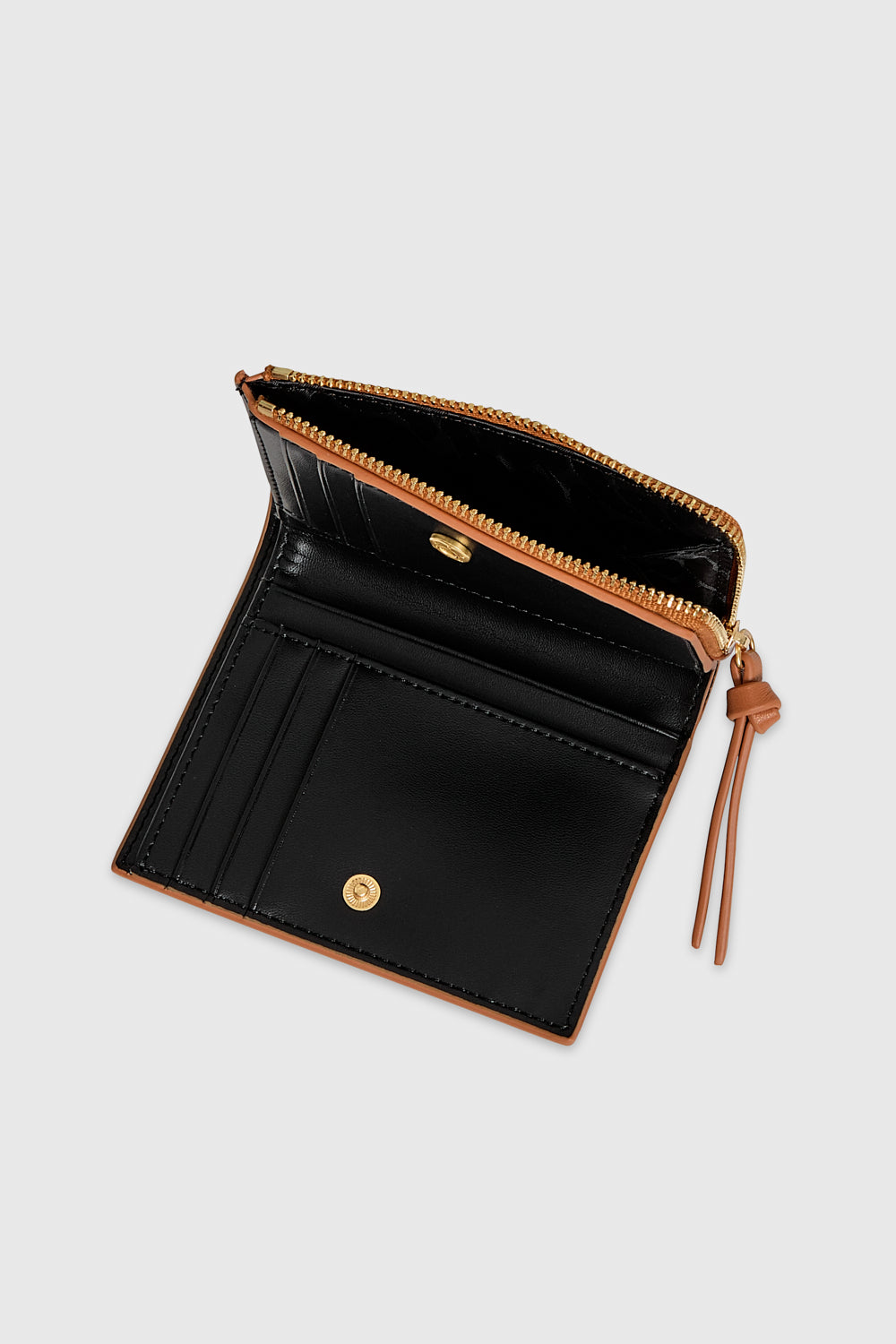 Megan Slim Wallet With Cabachon Studs - Wallets & Card Cases