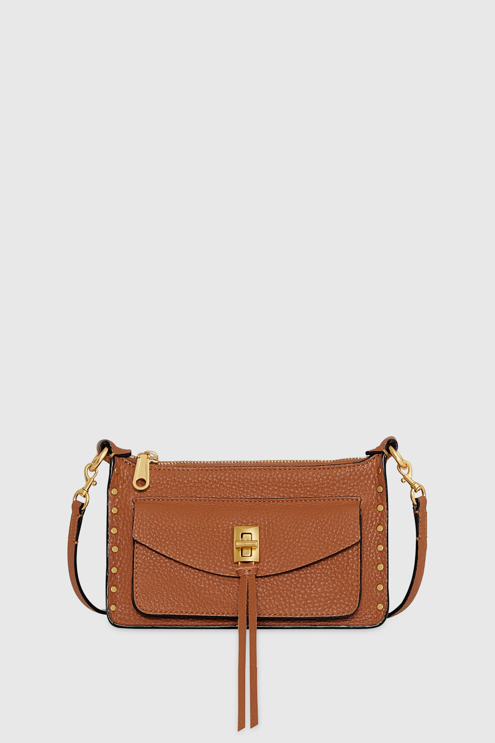 Darren Mini Top Zip Crossbody - Crossbody Bags - Caramello