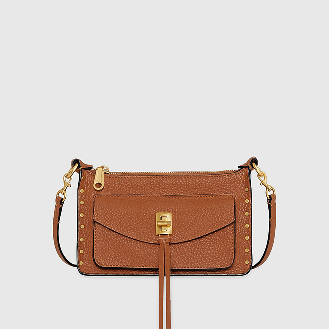 Darren Mini Top Zip Crossbody - Crossbody Bags - Caramello