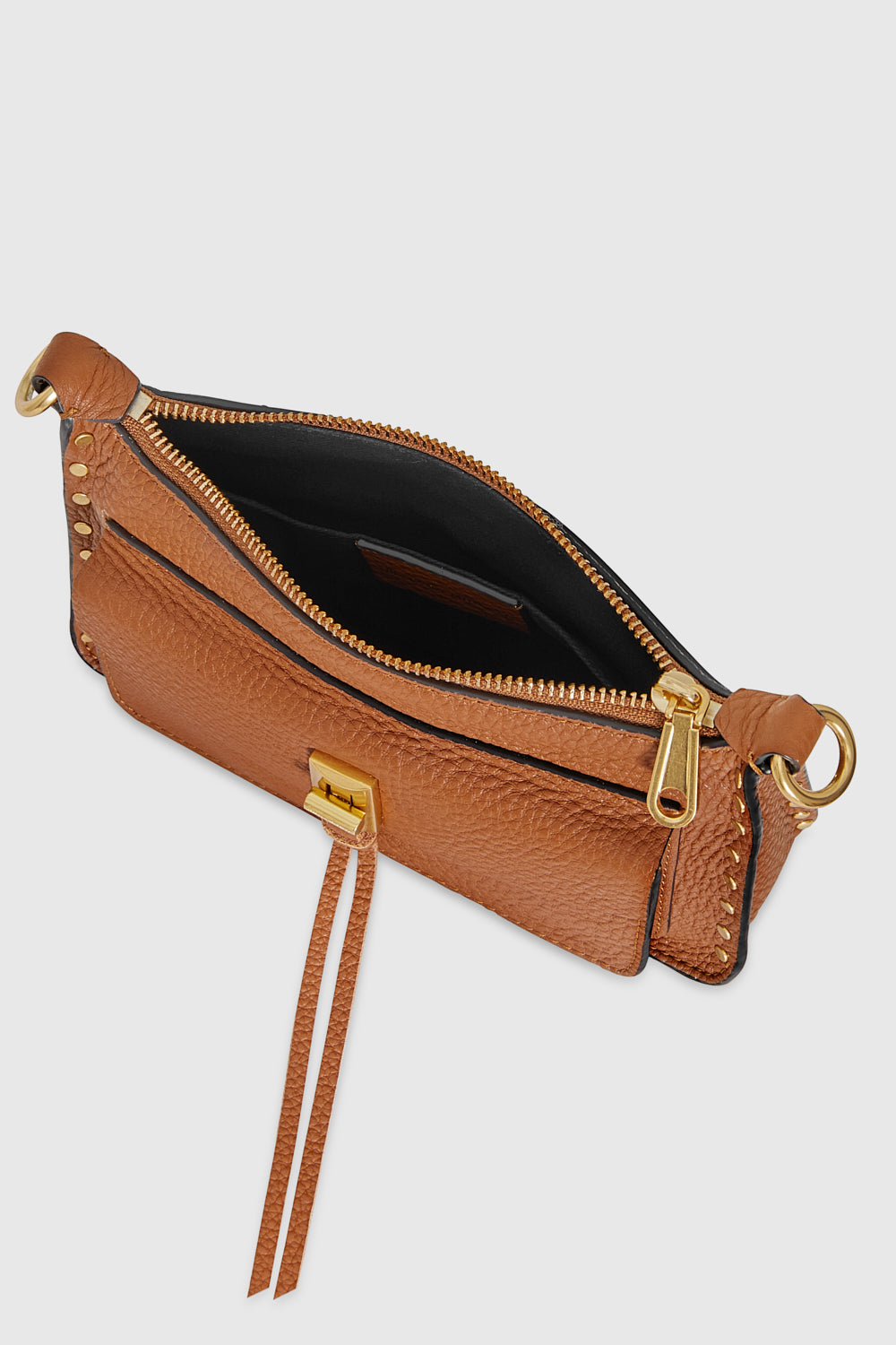 Darren Mini Top Zip Crossbody - Crossbody Bags - Caramello