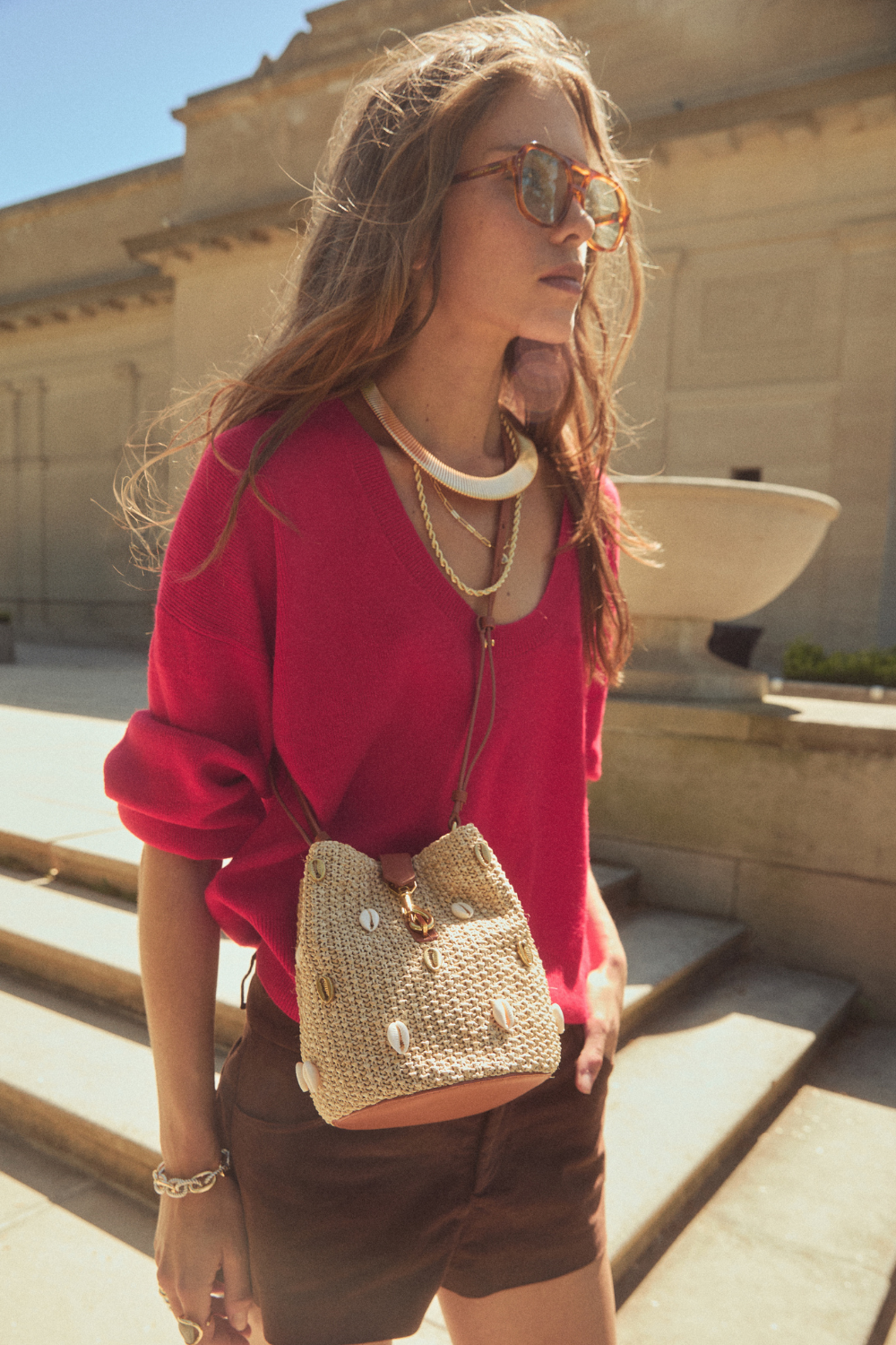 Small Bucket - Bucket Bags - Natural