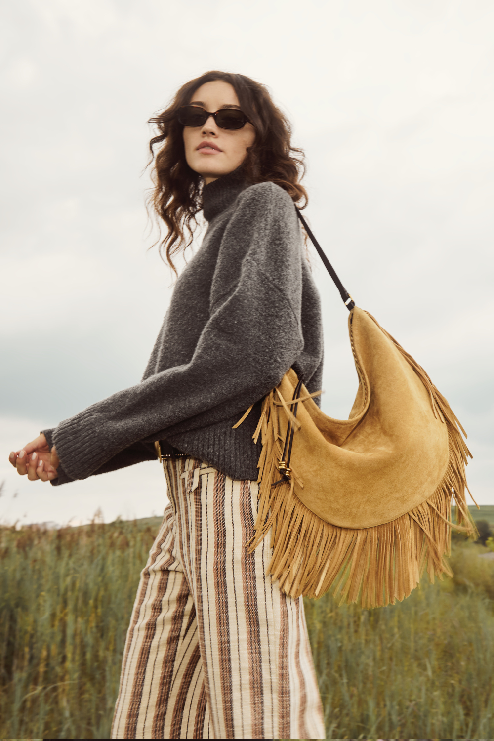 Billie Hobo With Fringe - Hobo Bags